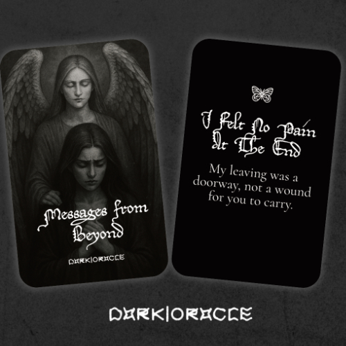 Departed, Afterlife, Mediumship, Life After Death, Message From Beyond ORACLE CARD