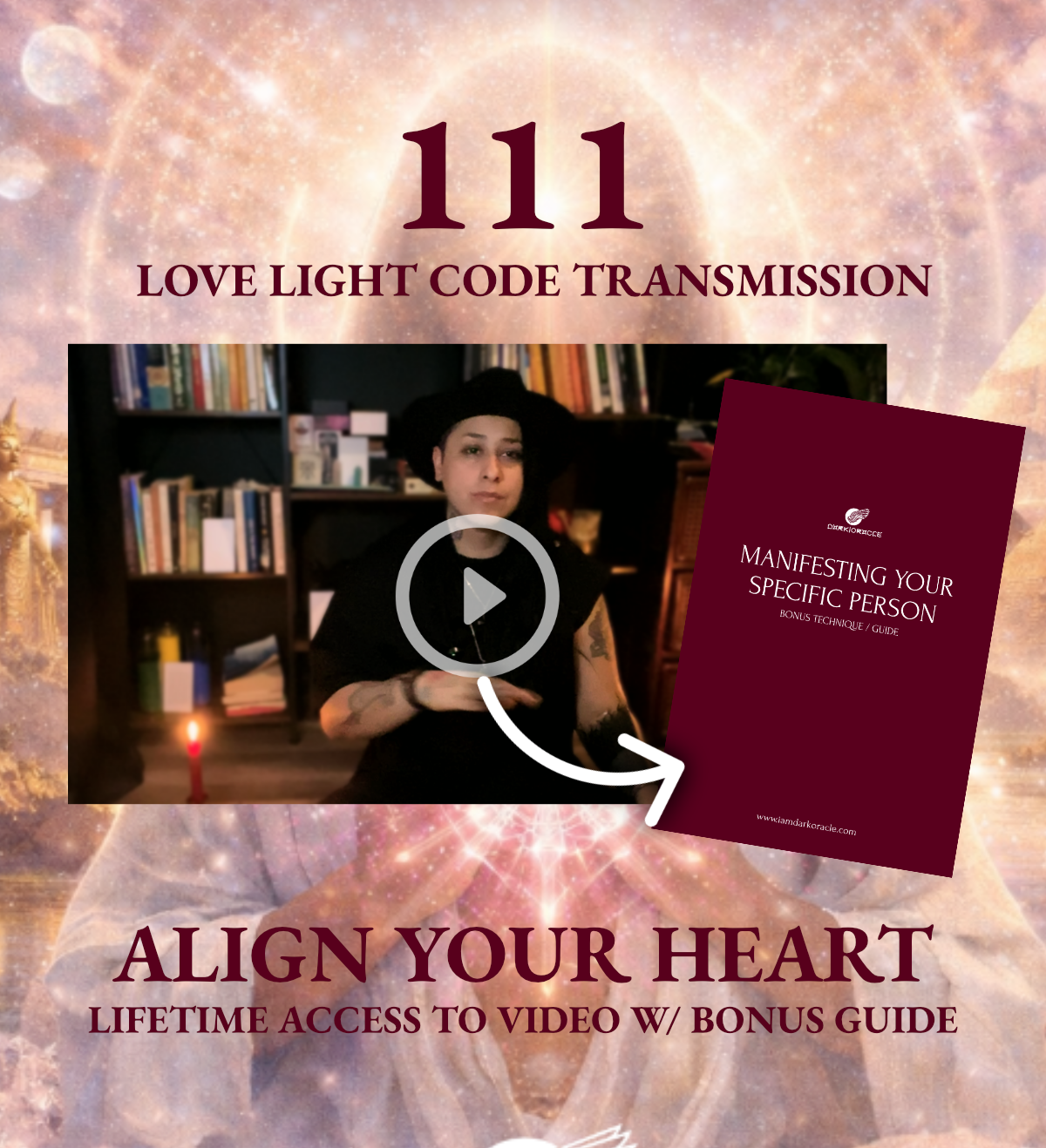 111 Love Light Code Transmission (Instant Video Access) – Dark Oracle