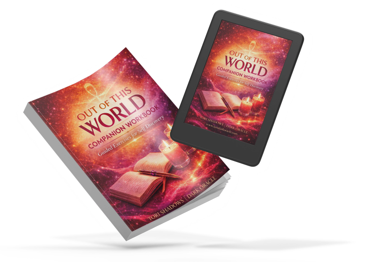 Out of This World Companion Workbook by Tori Shadows Dark Oracle